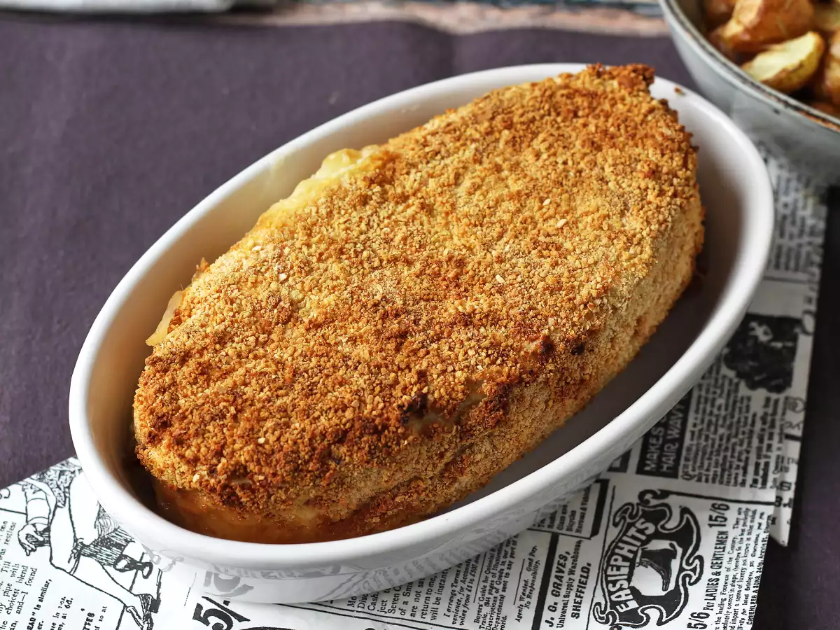 Breaded Caprice des Dieux cheese with baby potatoes in the air fryer - photo 7