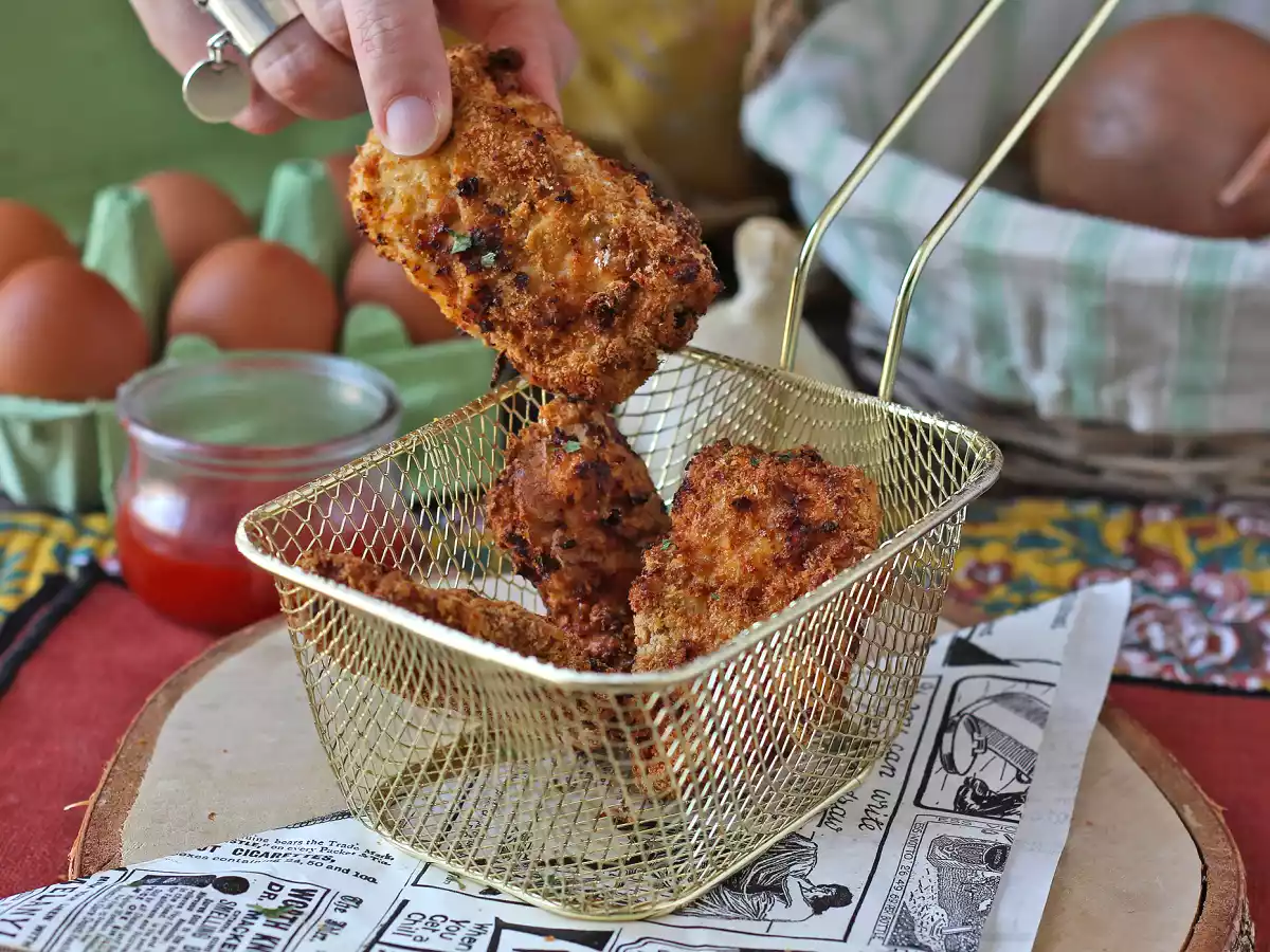 Breaded chicken in the Air Fryer: easy and ready in 20 minutes