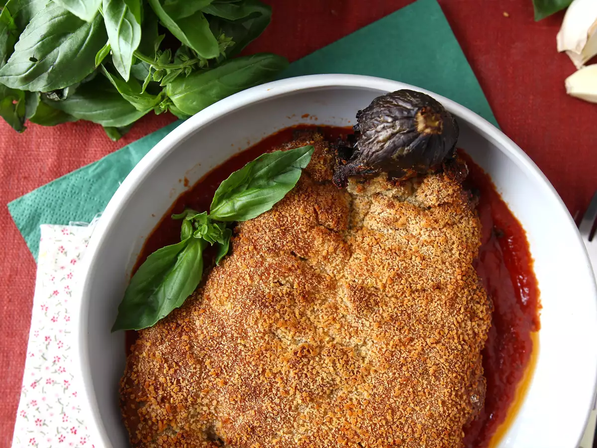Breaded eggplant, vegetarian Milanese style - air fryer cooking - photo 4