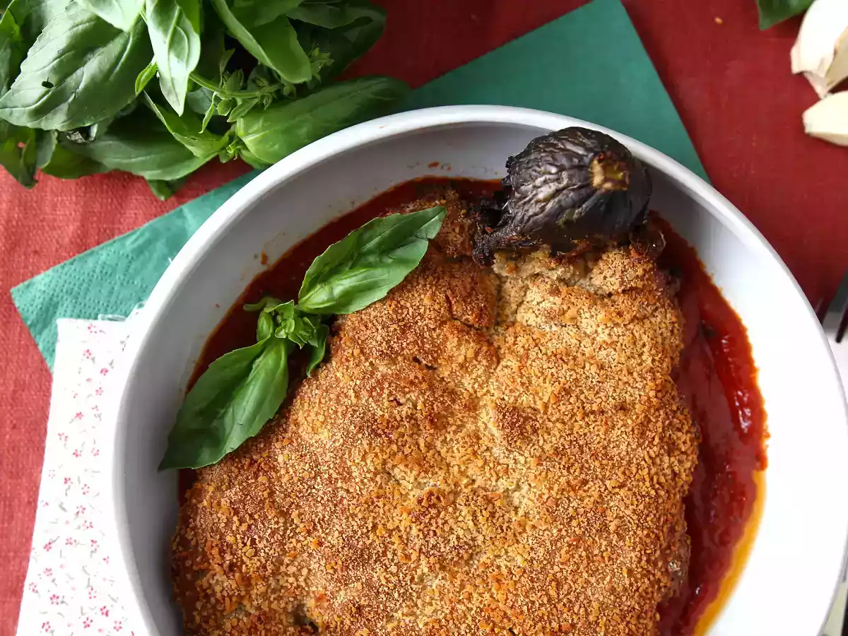 Breaded eggplant vegetarian milanese style - airfryer cooking - photo 4