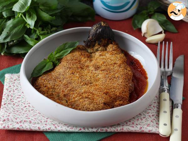 Breaded eggplant vegetarian milanese style - airfryer cooking - photo 3