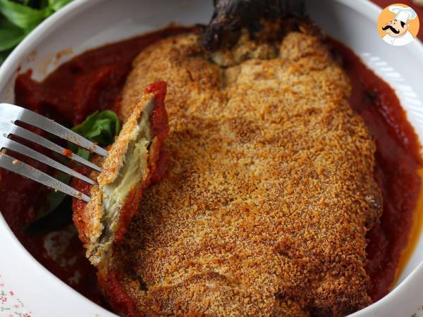 Breaded eggplant vegetarian milanese style - airfryer cooking - photo 5