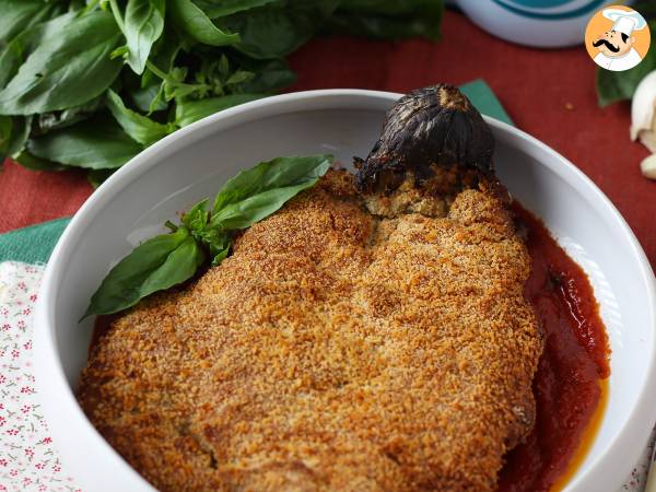 Breaded eggplant vegetarian milanese style - airfryer cooking - photo 6