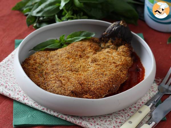 Breaded eggplant vegetarian milanese style - airfryer cooking - photo 7