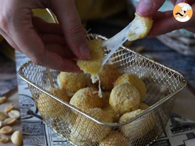 Breaded mozzarella balls in air fryer - photo 2