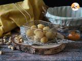 Breaded mozzarella balls in air fryer, photo 2