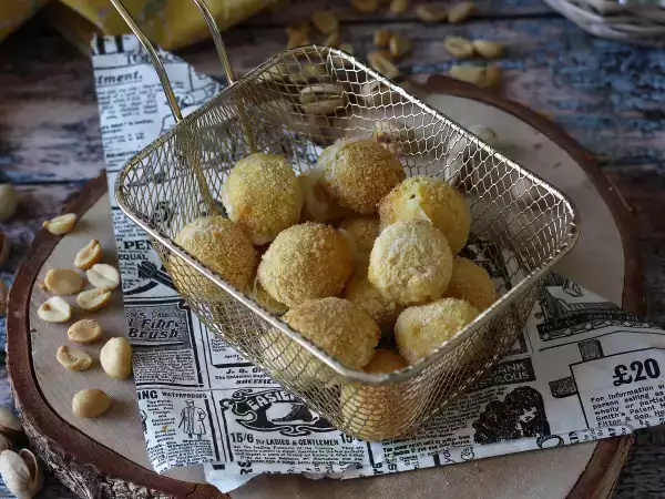 Recipe Breaded mozzarella balls in the air fryer