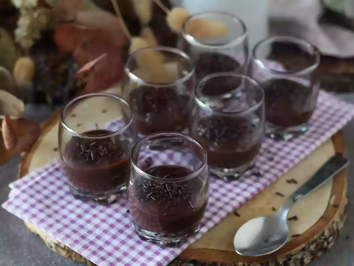 Brigadeiro cream verrines!