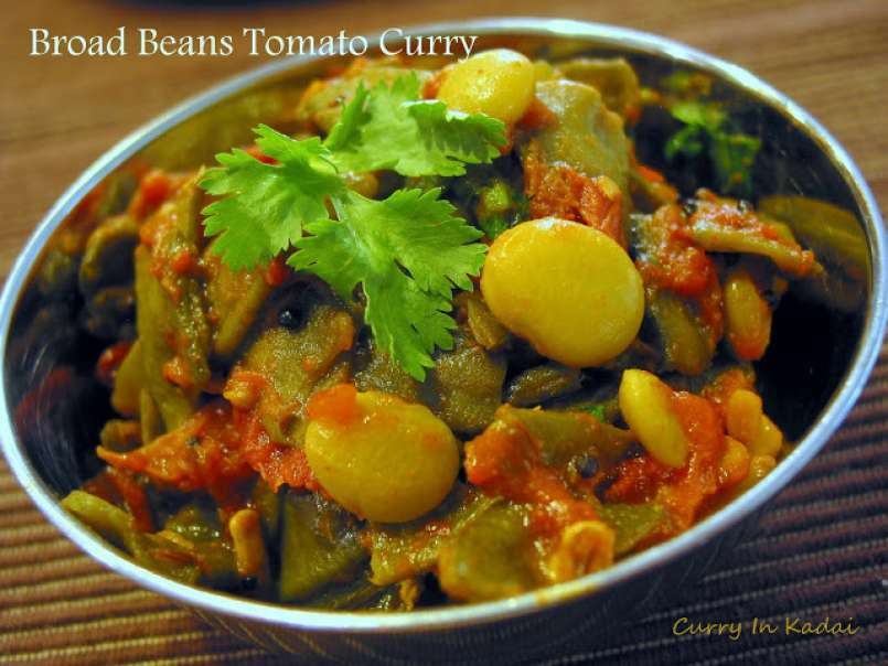 Broad Beans ~ Chikkudukaya Tomato Curry With Lima Beans, photo 2