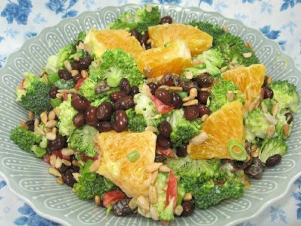 BROCCOLI and ORANGE SALAD