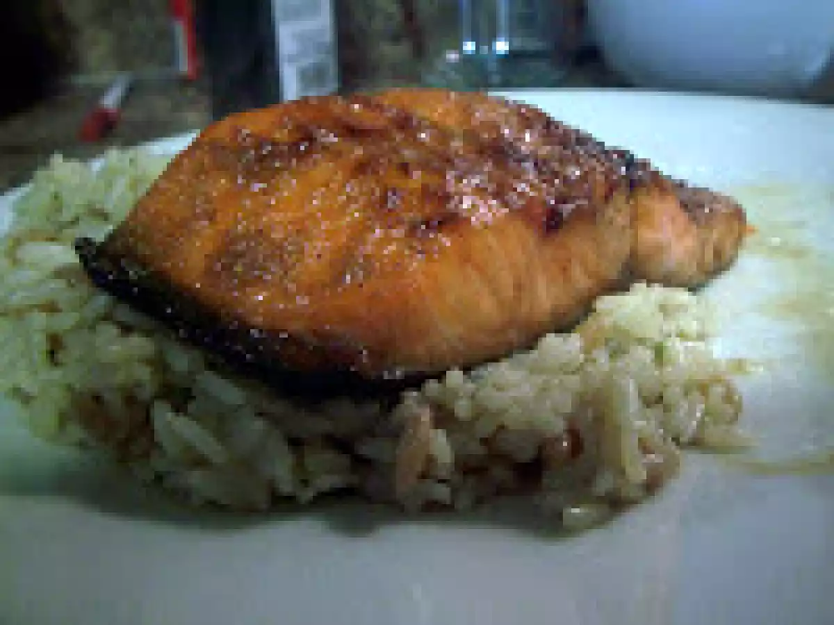 Broiled Sockeye Salmon with Citrus Glaze