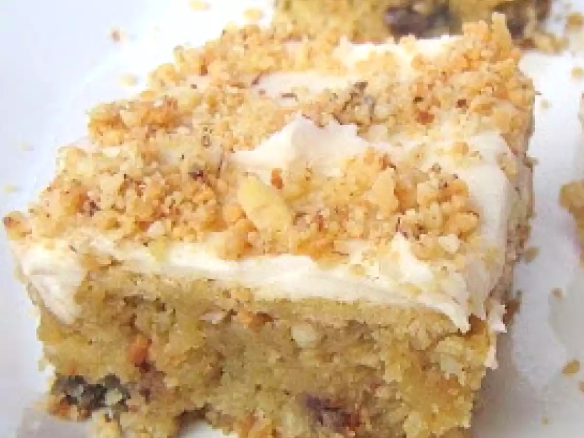 Brown Butter Fig Nut Blondies with Eggnog Buttercream Frosting
