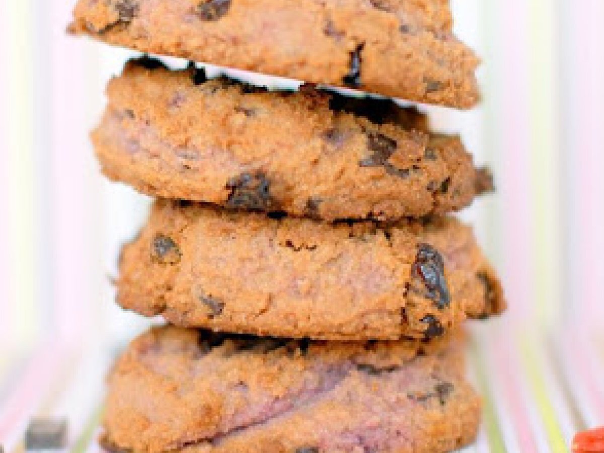 Brown Rice & Okinawan Potato Cookies