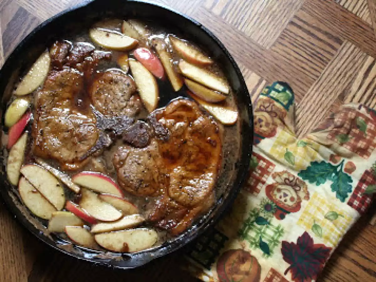 Brown Sugar and Porter Glazed Pork Chops