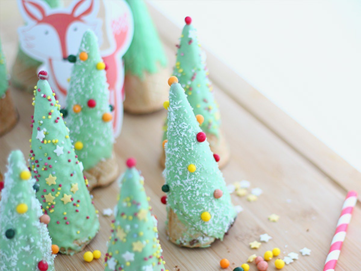 Brownie Christmas trees