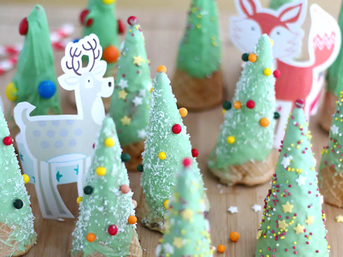 Brownie christmas trees - photo 3