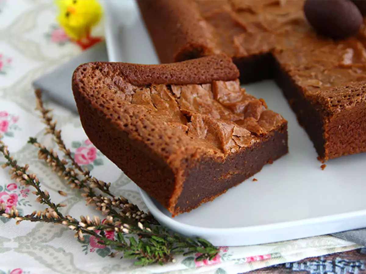 Brownie with leftover Easter chocolate - photo 2