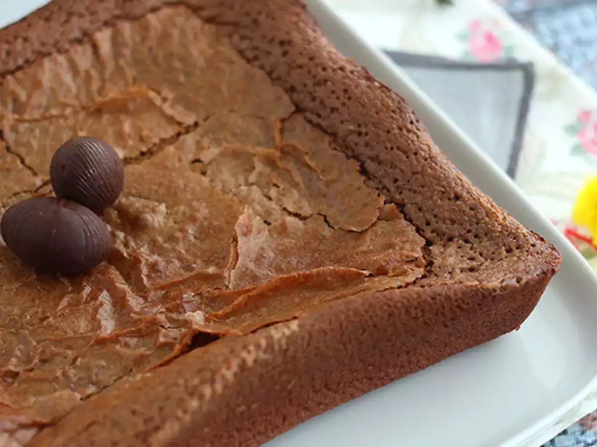 Brownie with leftover Easter chocolate - photo 3