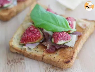 Bruschetta with figs, parmesan and Proscuitto - Video recipe !, photo 2