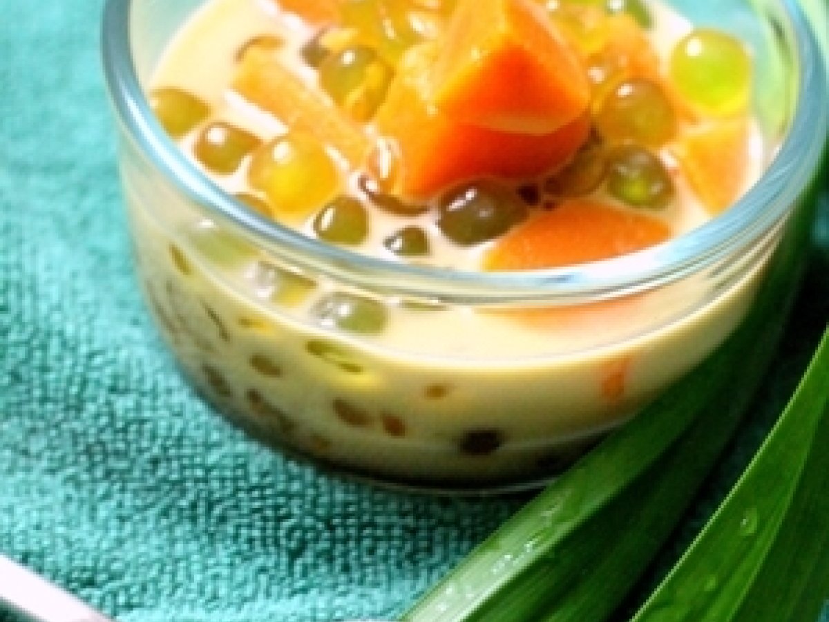 Bubur Cha Cha (Sweet Potato And Sago In Coconut Milk)