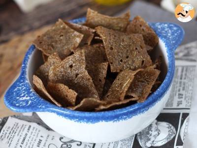 Buckwheat crepe chips: perfect as an aperitif!