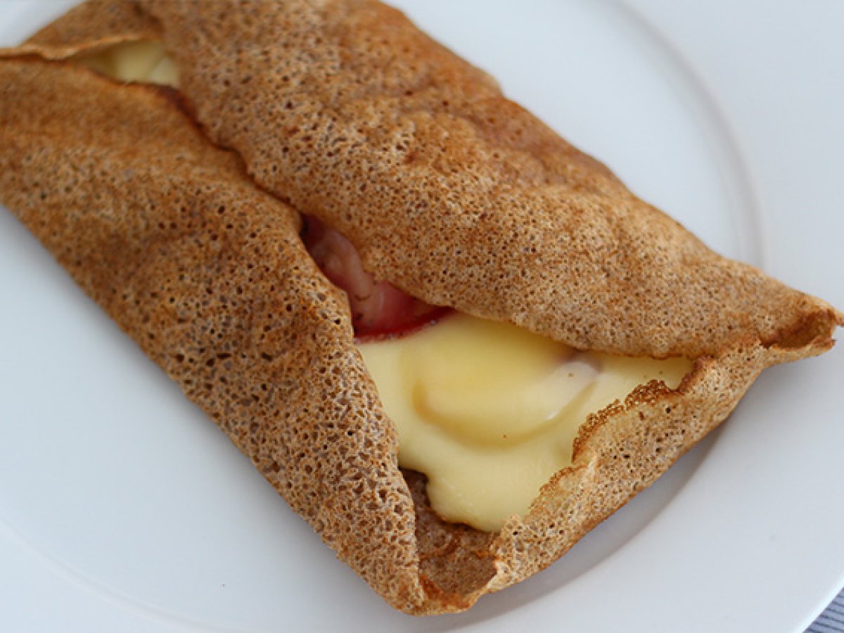 Buckwheat galette cheese and pancetta - photo 2