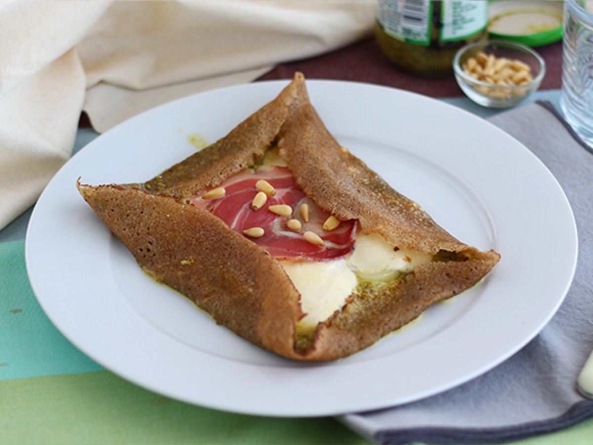 Buckwheat galette italian style