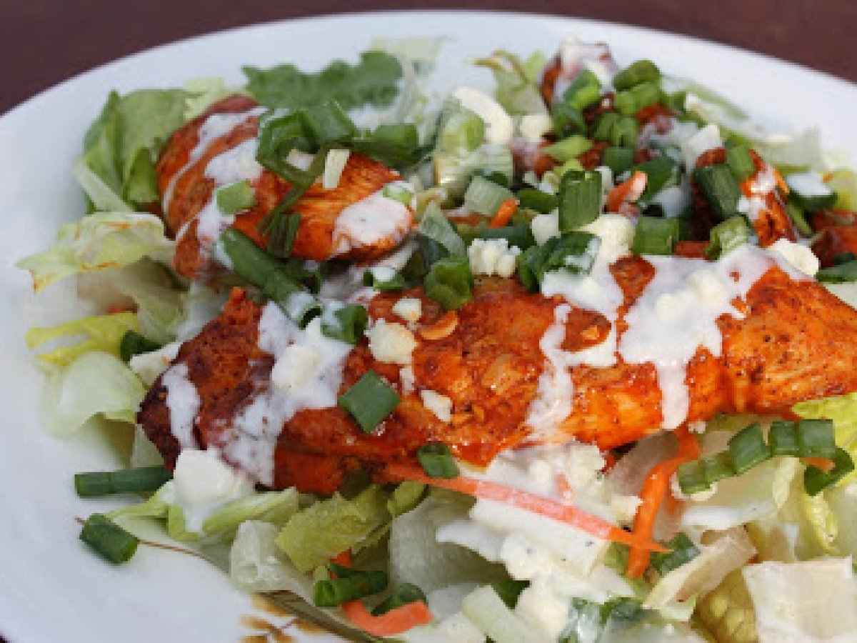 Buffalo Chicken Salad with Blue Cheese Dressing - photo 3