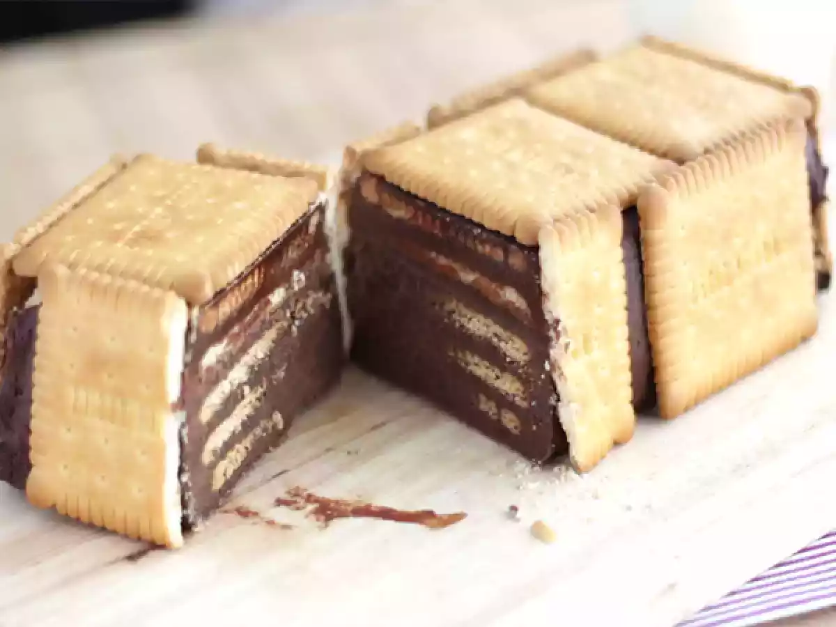 Butter biscuit terrine - video recipe !
