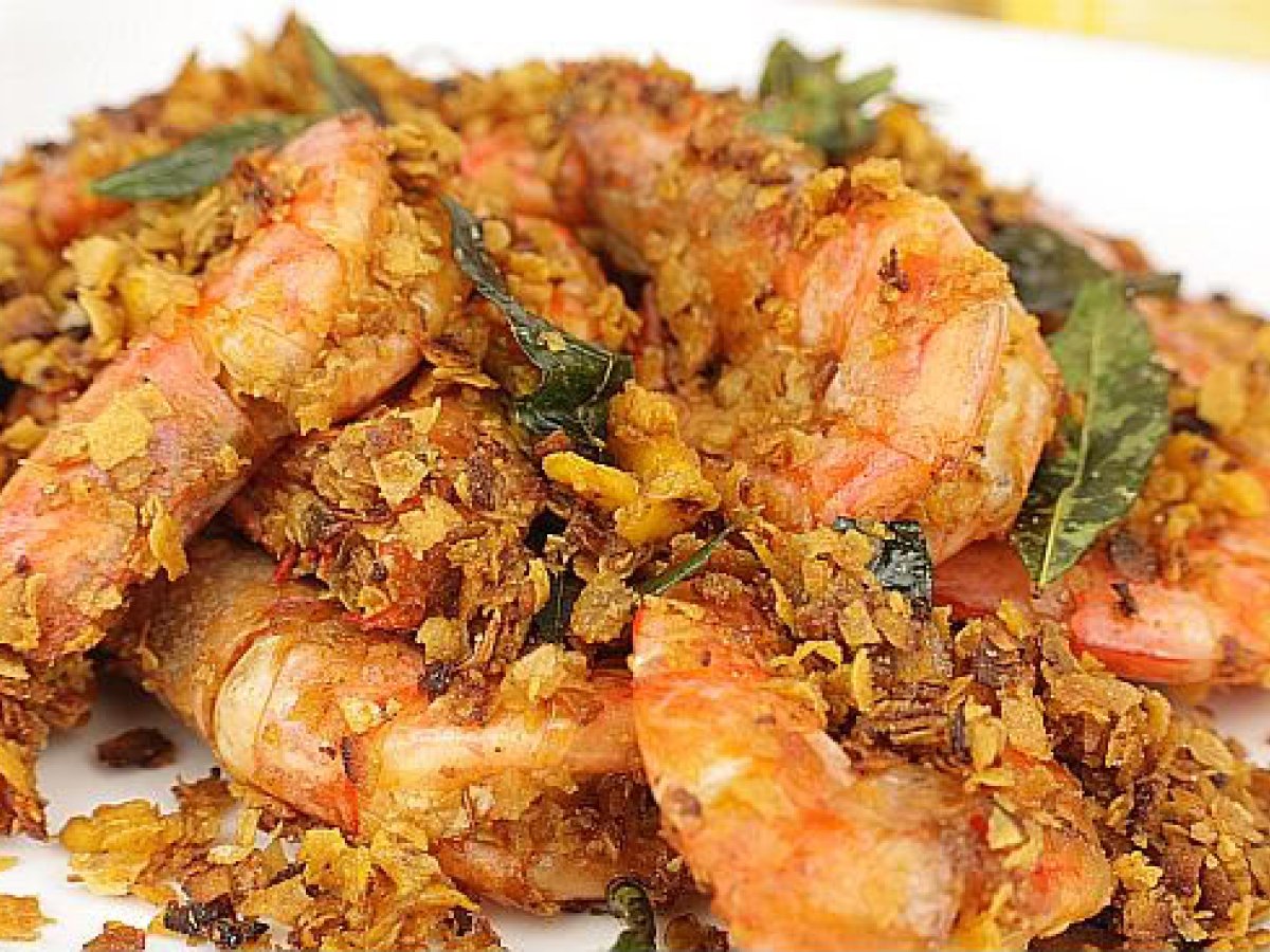 Butter Cereal Prawns