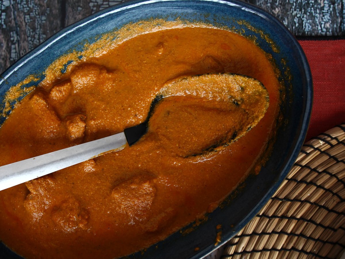 Butter chicken, the traditional Indian dish - photo 6