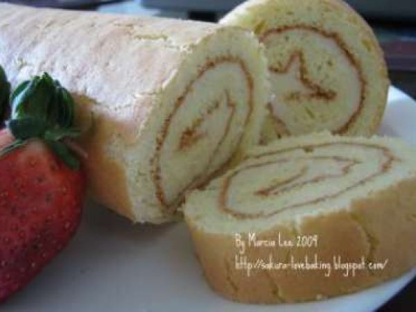 Butter cream swiss roll