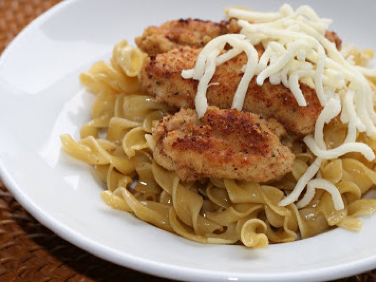 Buttered Egg Noodles W/Parmesan Chicken. - photo 3