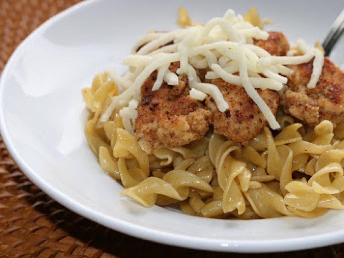 Buttered Egg Noodles W/Parmesan Chicken. - photo 4