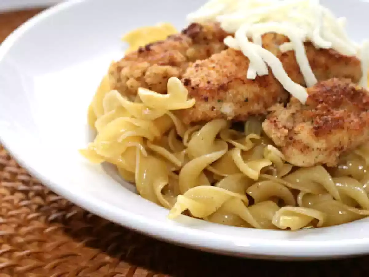 Buttered Egg Noodles W/Parmesan Chicken. - photo 5