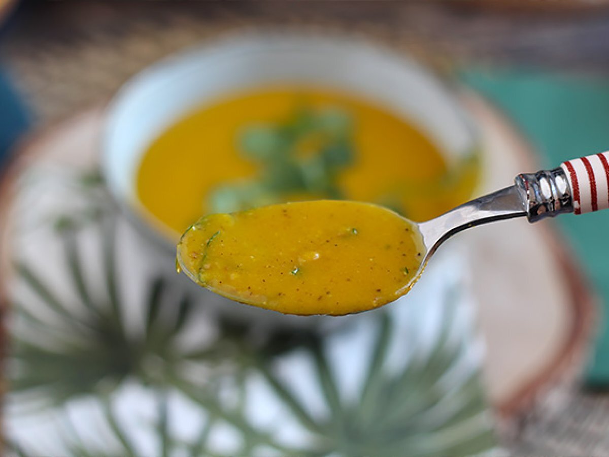 Butternut and red lentil soup - photo 2