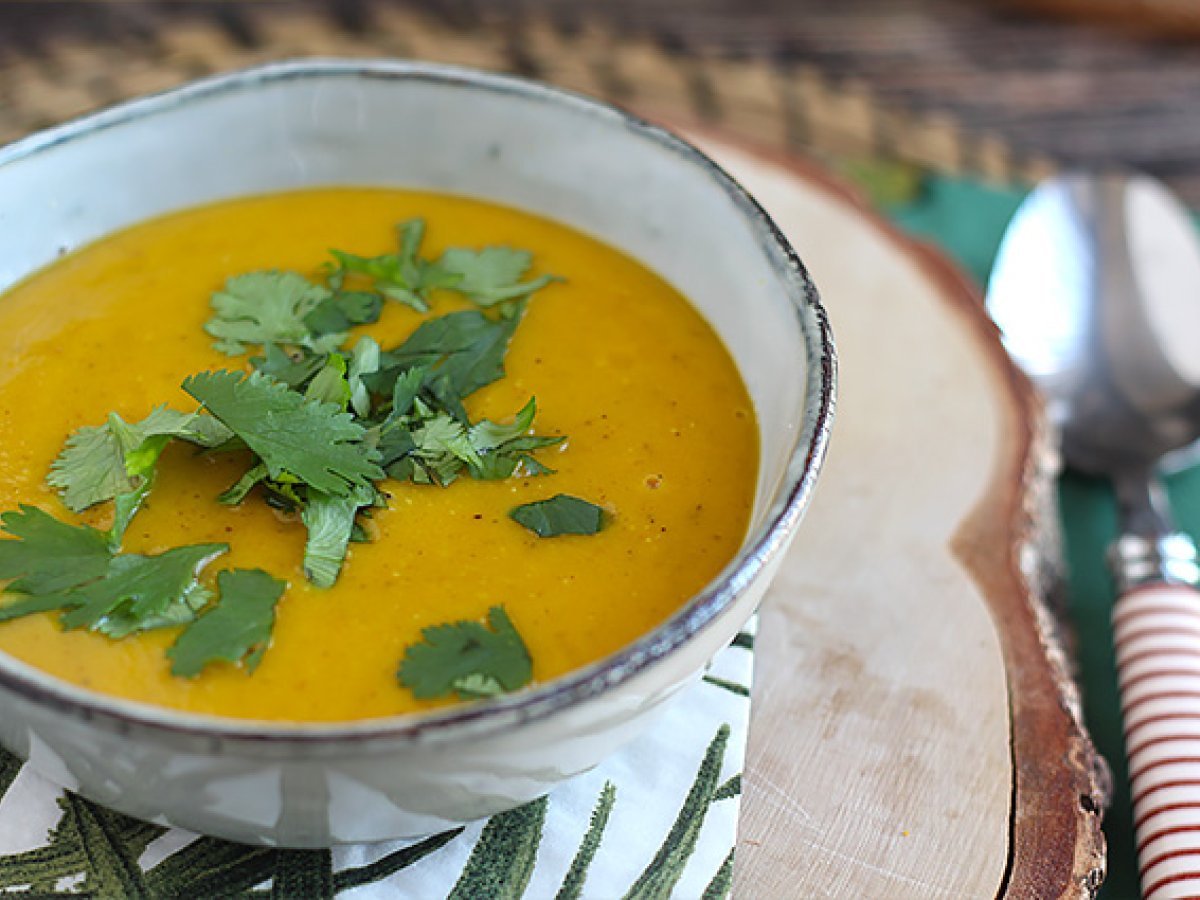 Butternut and red lentil soup - photo 3