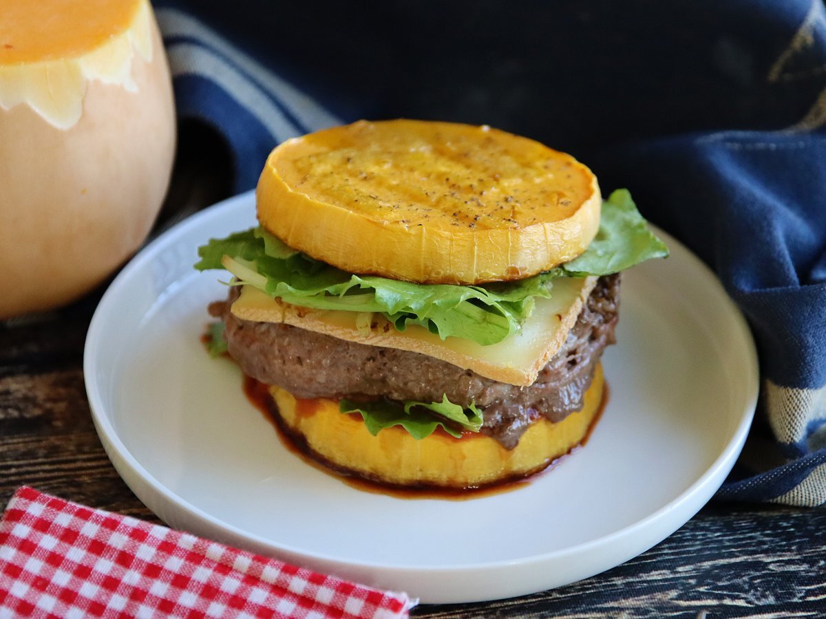 Butternut burgers (without bread!) - photo 4