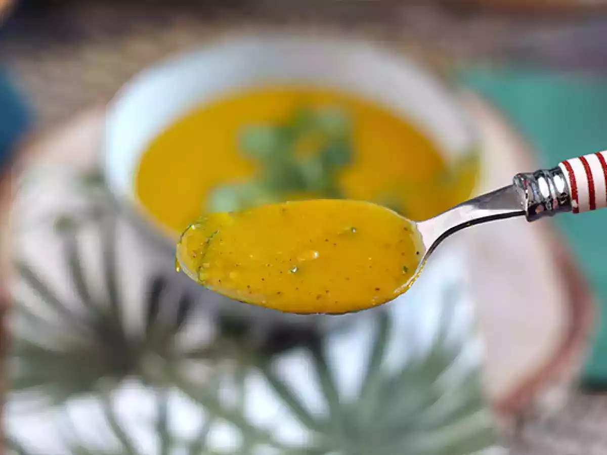 Butternut squash and red lentil soup - photo 2