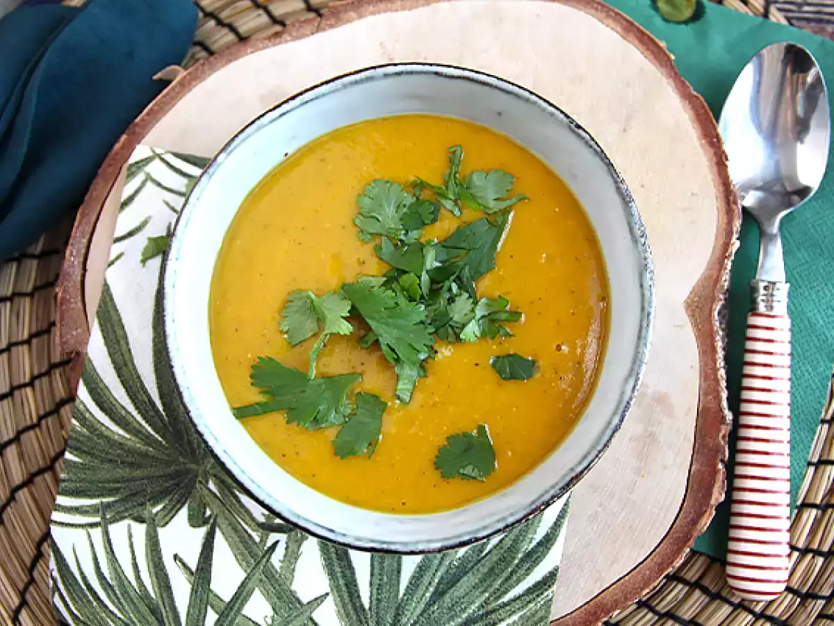 Butternut squash and red lentil soup - photo 5