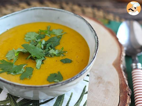 Butternut squash and red lentil soup - photo 3