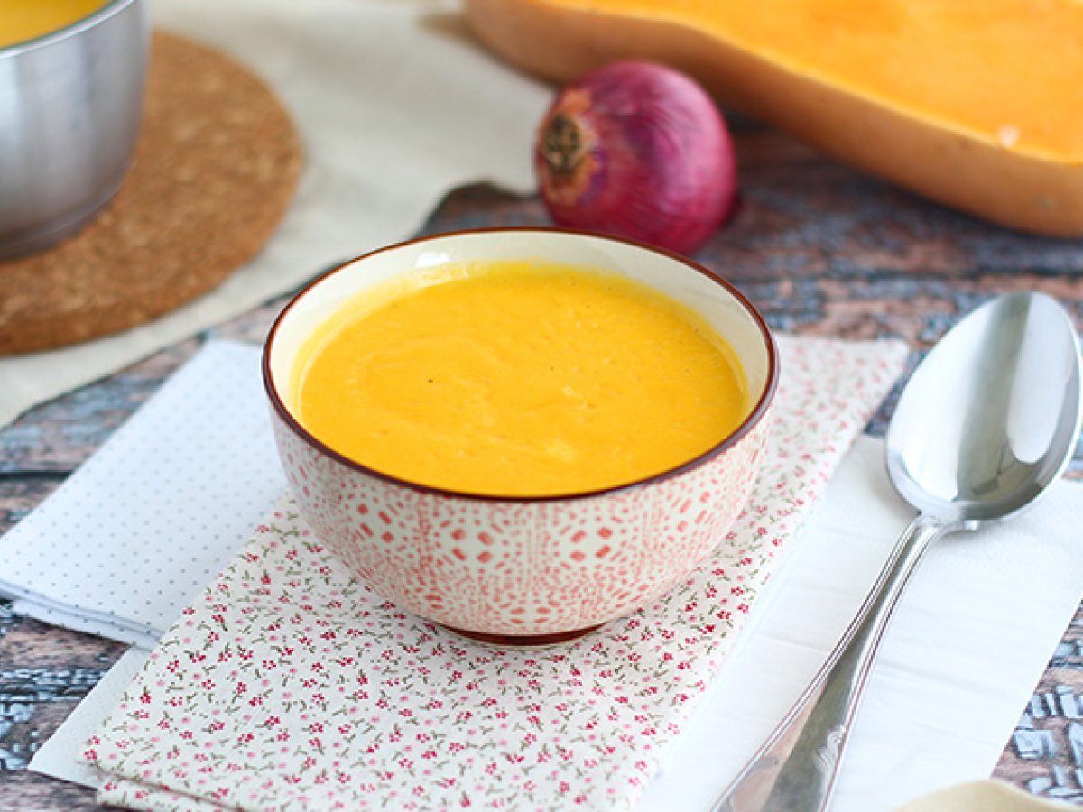 Butternut squash velvet soup