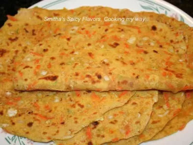 Cabbage Carrot paratha