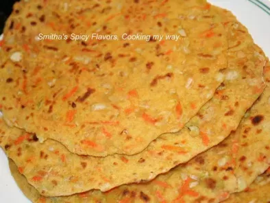 Cabbage Carrot paratha - photo 2
