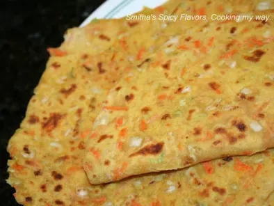 Cabbage Carrot paratha - photo 3