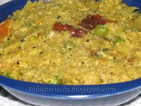 Cabbage in yogurt recipe (cabbage perugu pachadi)