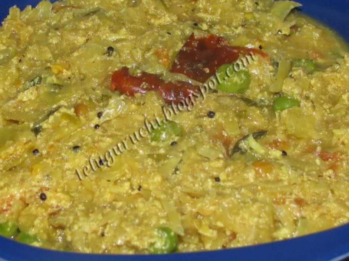 Cabbage in Yogurt (Cabbage Perugu Pachadi) - photo 2