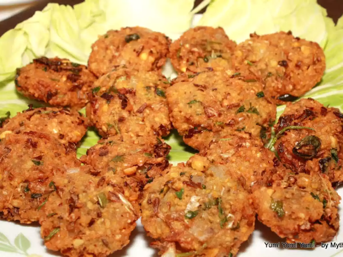 Cabbage Masala Vada