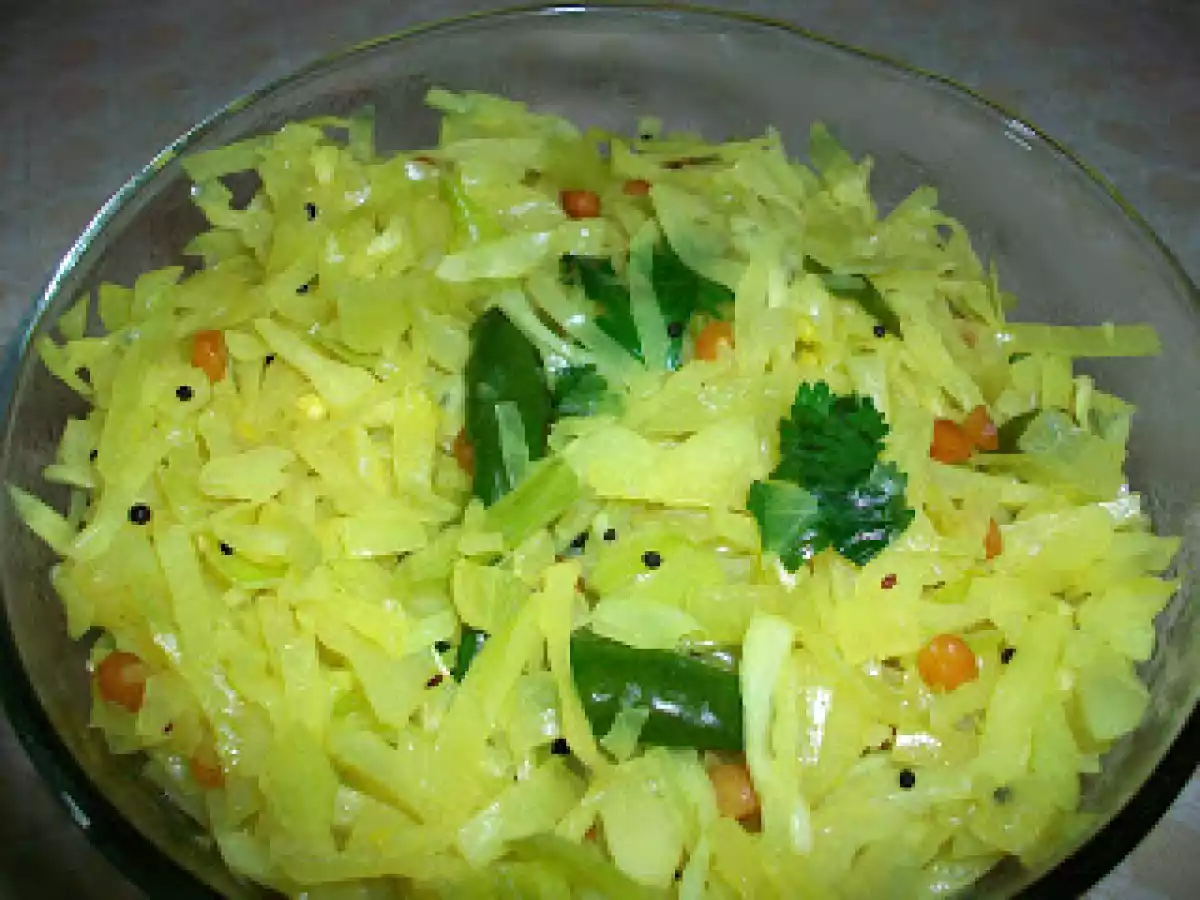 Cabbage Poriyal - photo 2