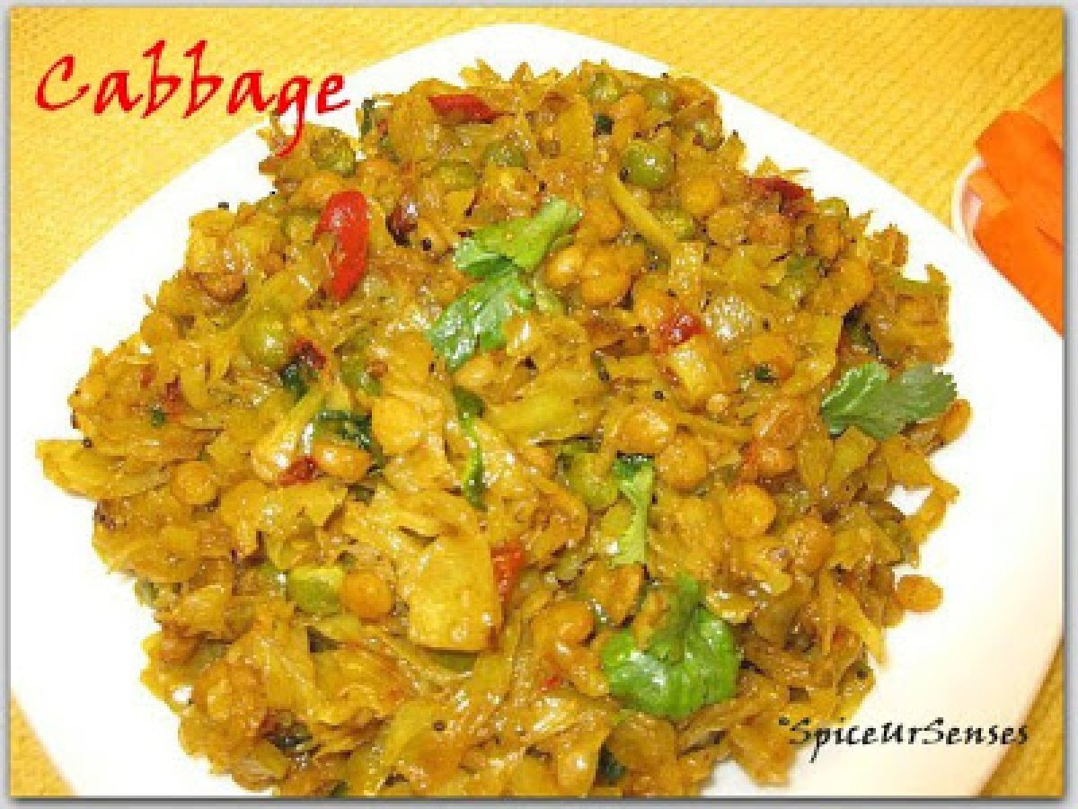 Cabbage Sabji (Band Gobi Stir Fry )